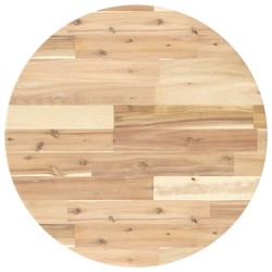 Dessus de table rond Ø60x2 cm bois massif d'acacia 636889636889