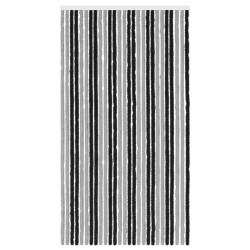 Rideau anti-insectes en chenille Gris et Noir 118 x 220 cm 636893636893