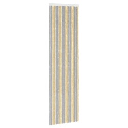 Rideau anti-insectes en chenille Gris et Beige 56 x 200 cm 636902636902