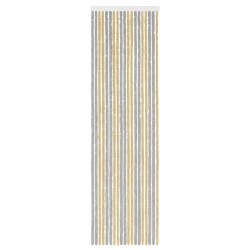 Rideau anti-insectes en chenille Gris et Beige 56 x 200 cm 636902636902