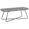 banc Uni Gris clair 110 x 40 x 45 cm Velours 636906636906