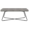 banc Uni Gris clair 110 x 40 x 45 cm Velours 636906636906