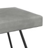 banc Uni Gris clair 110 x 40 x 45 cm Velours 636906636906