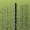 Clôture en fil soudé avec poteaux 100 x 0,6 m Gris Maille 636914636914