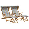 Chaise Longue 4 pcs 3 Position Bois d'eucalyptus massif 636921636921