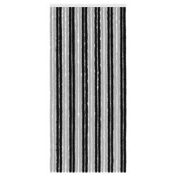 Rideau anti-insectes en chenille Gris et Noir 100 x 220 cm 636924636924