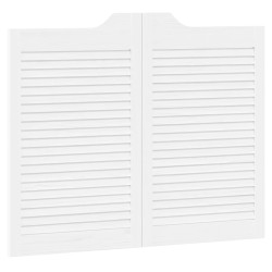 Portes battantes Blanc 80 x 50 cm Bois de pin massif 636930636930