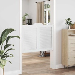 Portes battantes Blanc 80 x 50 cm Bois de pin massif 636930636930