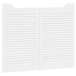 Portes battantes Blanc 80 x 50 cm Bois de pin massif 636930636930