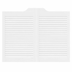Portes battantes Blanc 80 x 50 cm Bois de pin massif 636930636930
