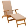 Chaise longue inclinable et pliable 2 pcs Taupe 636936636936