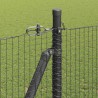 Clôture en fil soudé avec base en béton 10 x 1,4 m Gris Maille 636939636939