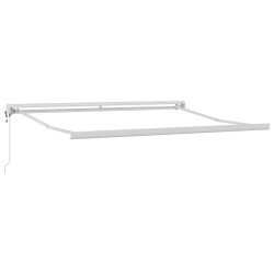 Auvent rétractable automatique marron 300x250 cm 636974636974