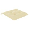Chaises à manger d'extérieur lot de 6 et coussins Acacia massif 636978636978
