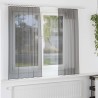 Rideaux en voile à œillets 2 pcs gris foncé 636979636979