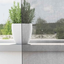 Rideaux en voile à œillets 2 pcs gris foncé 636979636979