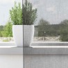 Rideaux en voile à œillets 2 pcs gris foncé 636979636979