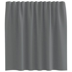 Rideaux en voile à œillets 2 pcs gris foncé 636979636979