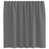 Rideaux en voile à œillets 2 pcs gris foncé 636979636979