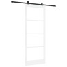 Porte coulissante ORKDAL Blanc et Noir 93 x 232 cm 636983636983