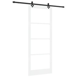 Porte coulissante ORKDAL Blanc et Noir 93 x 232 cm 636984636984