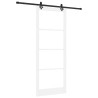 Porte coulissante ORKDAL Blanc et Noir 93 x 232 cm 636984636984