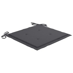 Chaises à manger d'extérieur lot de 6 et coussins Acacia massif 636991636991