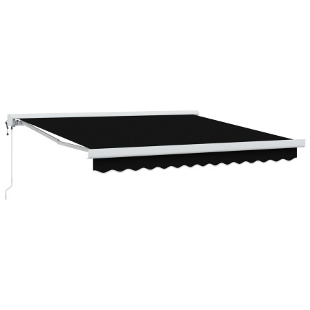 Auvent rétractable Noir 300 x 250 x 165 cm Tissu et Métal 637000637000