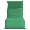 Transat pliant vert 175 x 54 x 8,5 cm en tissu Oxford 637022637022