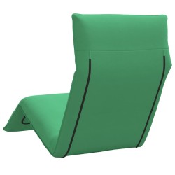 Transat pliant vert 175 x 54 x 8,5 cm en tissu Oxford 637022637022