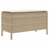 Pouf de Jardin Beige et crème 80 x 38 x 42 cm Rotin PE 637025637025
