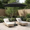 Parasol de jardin avec base 230 x 230 cm Polyester 637033637033