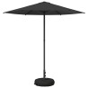 Parasol de jardin avec base 230 x 230 cm Polyester 637033637033