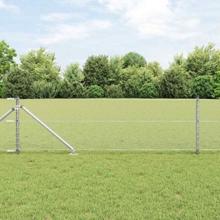 Clôture hexagonale avec poteau 25 x 0,6 m Acier galvanisé 637043637043