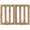 Clôture pliable pour animaux 2 pcs Chêne Artisanal 637045637045