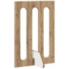 Clôture pliable pour animaux 2 pcs Chêne Artisanal 637045637045