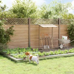 Clôture de jardin avec piquets 12 pcs 75 x 50 cm Mesh Argenté 637057637057