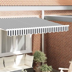 Remplacement de lambrequin Anthracite et blanc 2,5 m Polyester 637076637076