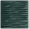 Panneaux muraux 24 pcs Vert Pierre 50 x 50 cm Mousse XPS 637093637093