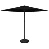 Parasol de jardin avec base 300 x 300 cm Polyester 637099637099