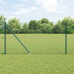 Clôture hexagonale avec poteau 50 x 1 m Acier recouvert de PVC 637120637120