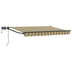 Store rétractable manuel avec LEDs 3 x 2,5 m 637121637121