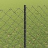 Clôture grillagée avec poteau 10 x 1,4 m Acier recouvert de PVC 637123637123