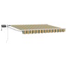 Store rétractable manuel avec LEDs Vert, Jaune, Blanc 3 x 2,5 m 637128637128