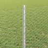 Clôture hexagonale avec poteau 10 x 0,8 m Acier galvanisé 637136637136