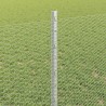Clôture hexagonale avec poteau 10 x 0,8 m Acier galvanisé 637139637139