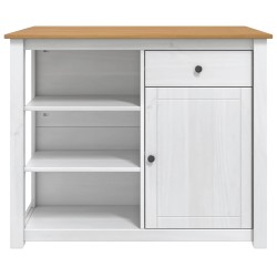 Chariot de cuisine PANAMA 2 pcs Blanc et Cire de Miel 637149637149