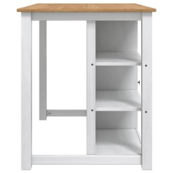 Chariot de cuisine PANAMA 2 pcs Blanc et Cire de Miel 637149637149