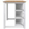 Chariot de cuisine PANAMA 2 pcs Blanc et Cire de Miel 637149637149