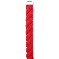 Corde Rouge 4 x 4 x 500 cm Coton 637157637157